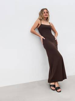 Платье "Сербия" Romashka, Коричневый, S|M 17749