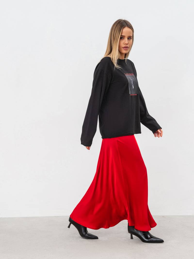 Лонг "Вайб" Romashka, Черный, XS|S 18830