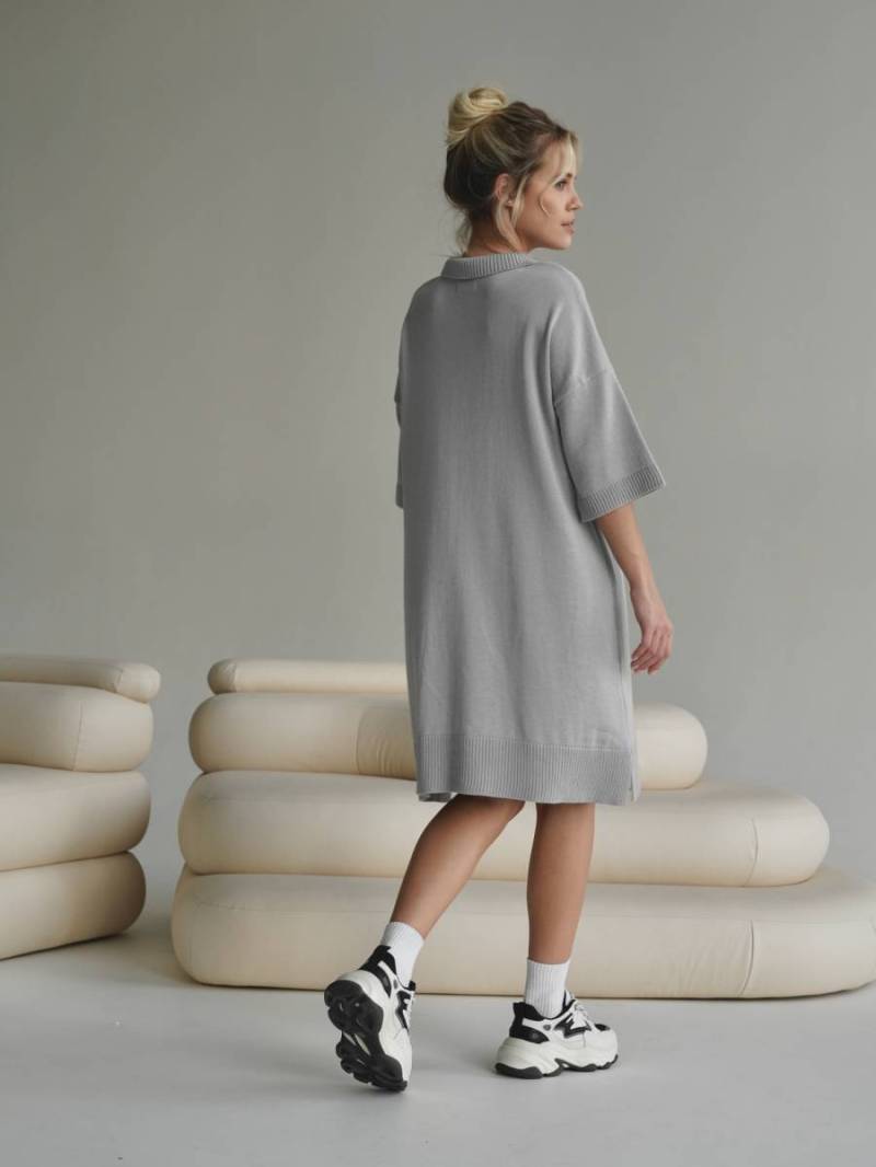 Платье-поло «Роклин» Romashka, Серый, One size 15312