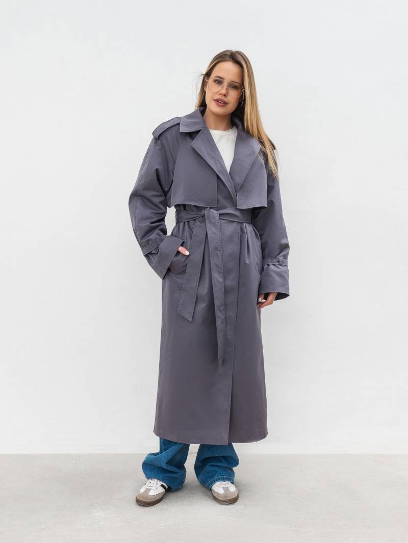 Тренч "Туман" Romashka, Серый, L|XL 18823