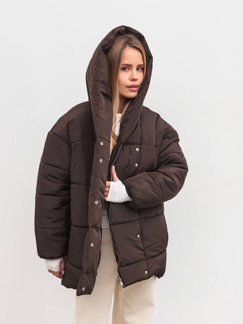 Куртка-одеяло "Гренландия" Romashka, Шоколадный, M|L 19813