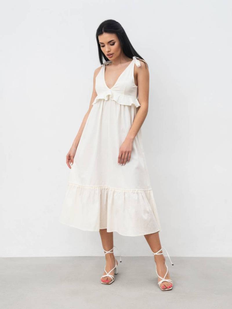 Платье "Лерида" Romashka, Молочный, L|XL 17991