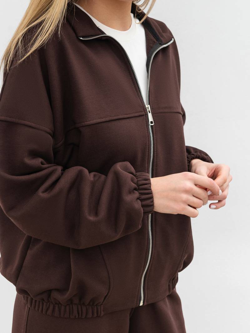 Бомбер "Бабл" Romashka, Коричневый, M|L 18978