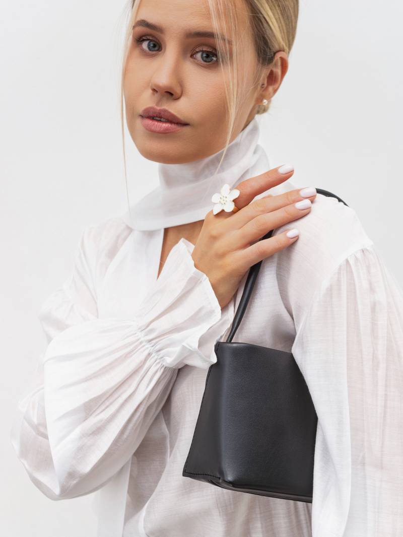 Блуза из тенселя "Сонет" Romashka, Белый, XS|S 20193