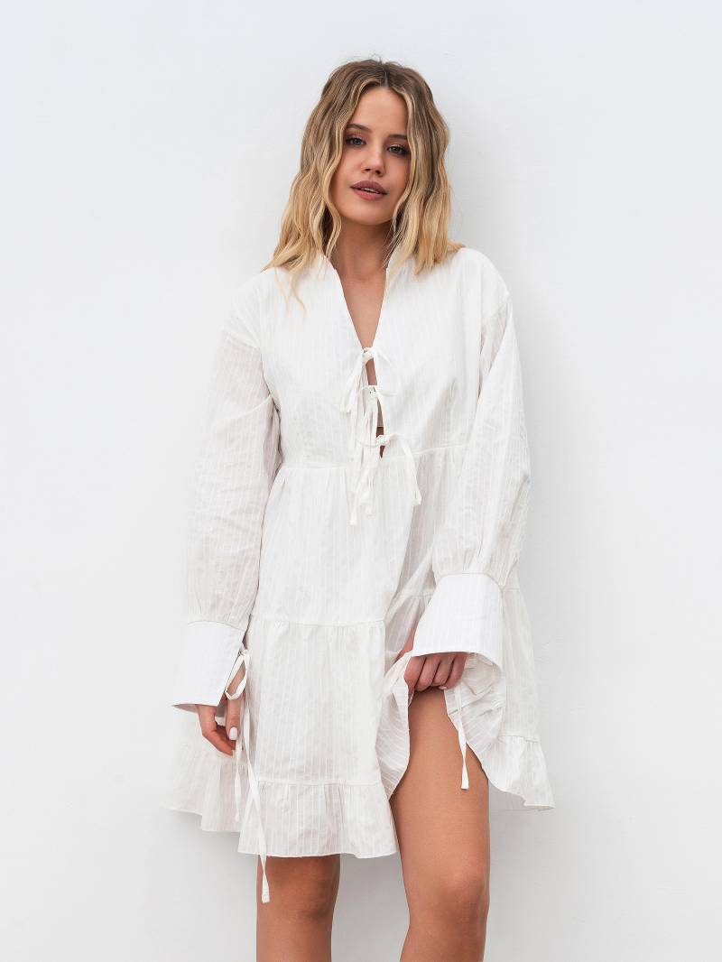 Платье "Норден" Romashka, Белый, S|M 17732