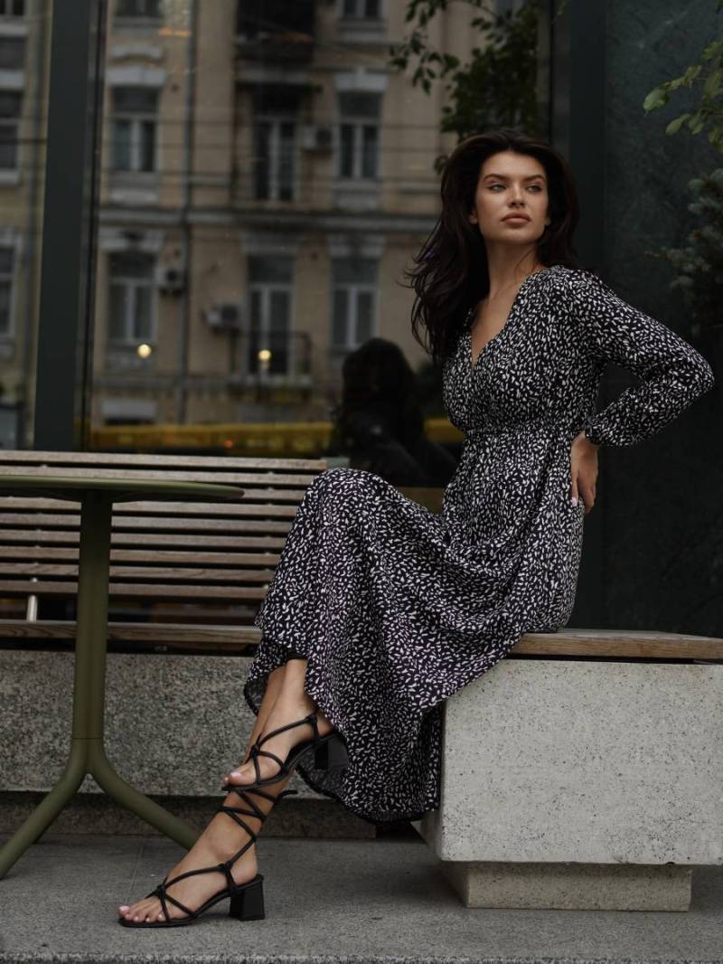 Платье "Севилья" Romashka, Чёрный, XS-S 13627