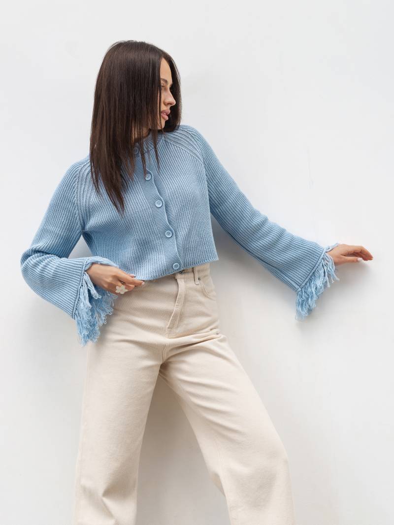 Кардиган "Шади" Romashka, Голубой, S|M 20039