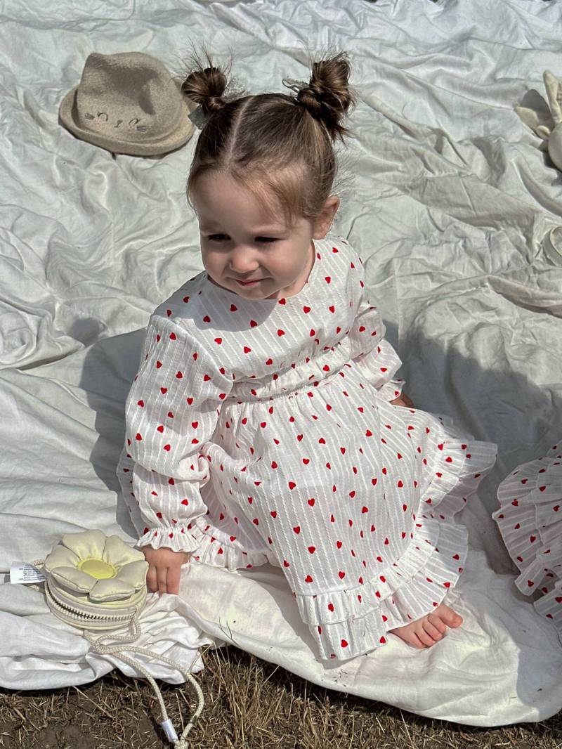 Платье мини "Бетани" Romashka, Белый+, 2-3 года 18063