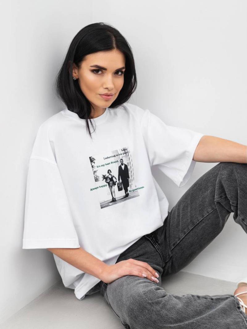 Футболка «Матильда» Romashka, Белый, One size 16338