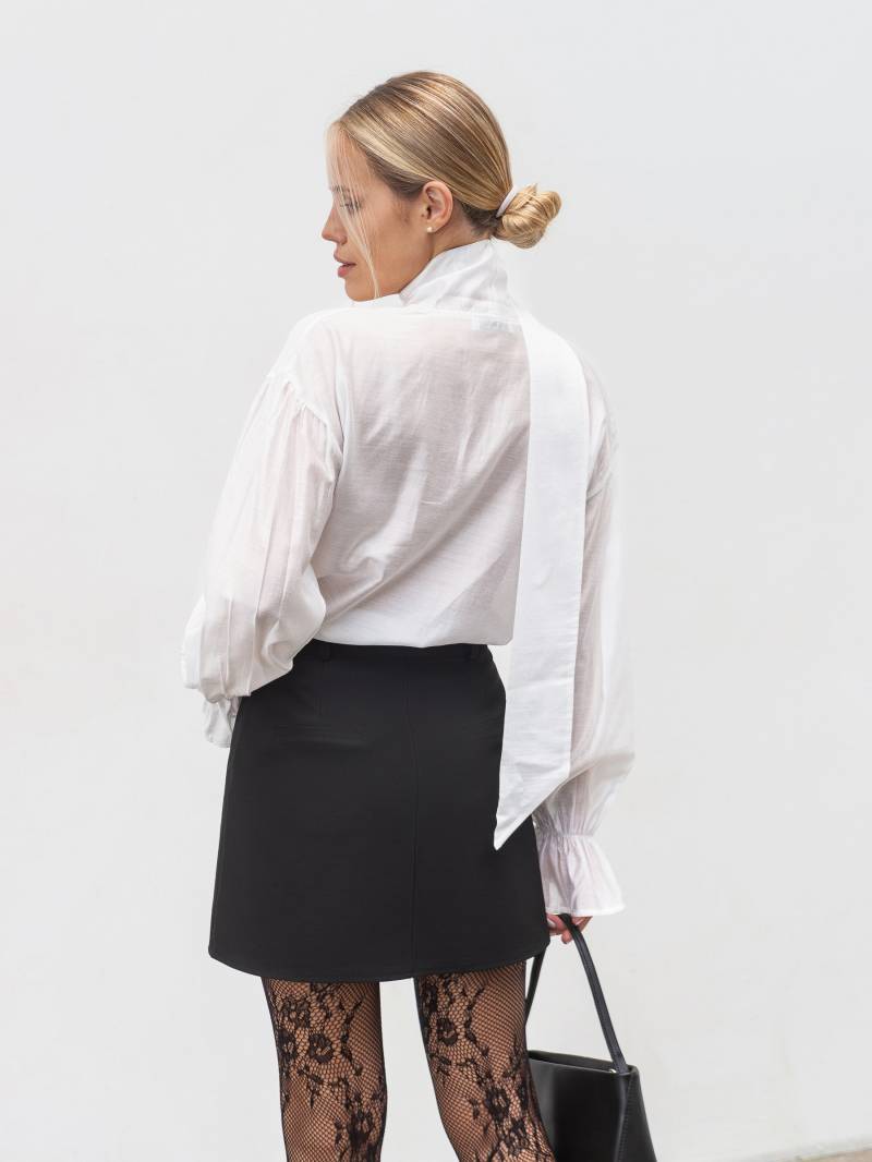 Блуза из тенселя "Сонет" Romashka, Белый, XS|S 20193