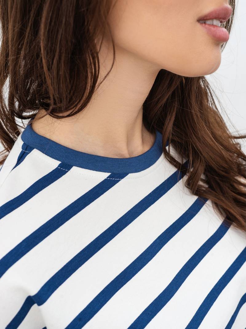 Футболка "Орхус" укороченная Romashka, Синий+, One size 15522