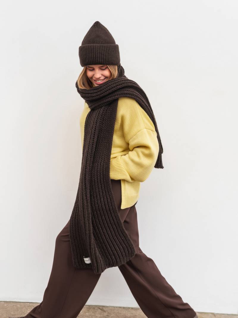 Шарф "Вентура" Romashka, Шоколадный, 19764