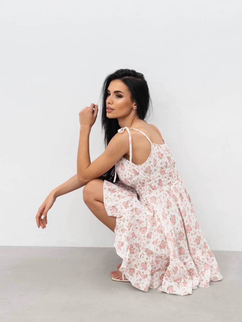 Платье «Португалия» Romashka, Белый+, M|L 16351