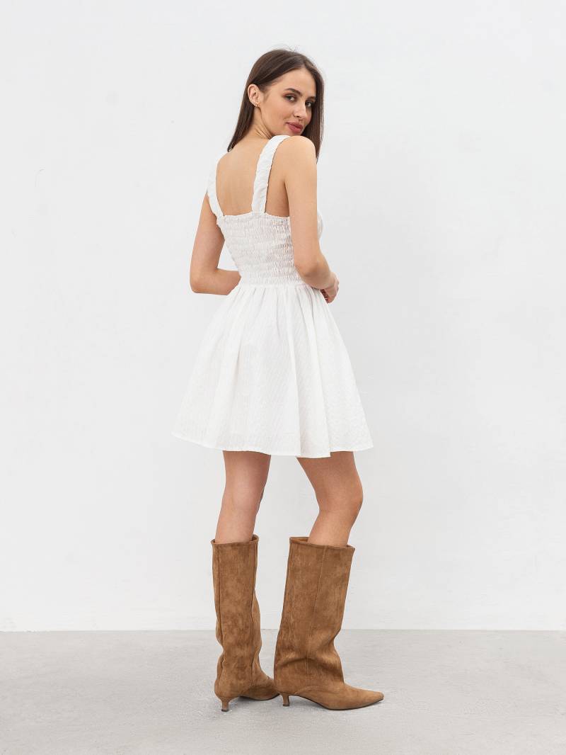 Платье "Лебідка" Romashka, Белый, S|M 19302