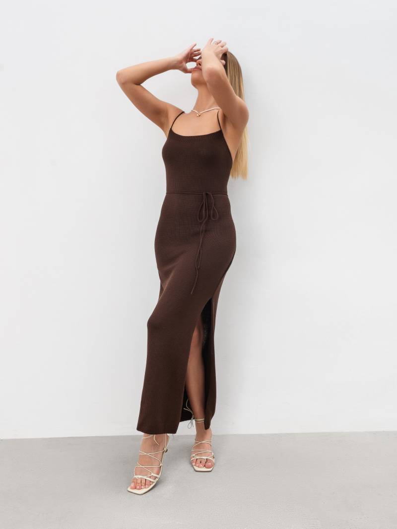 Платье "Майами" Romashka, Коричневый, M|L 17949