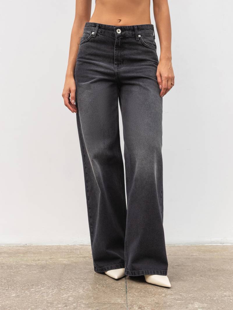 Джинсы "Вейв" Romashka, Темно-серый, L 19655