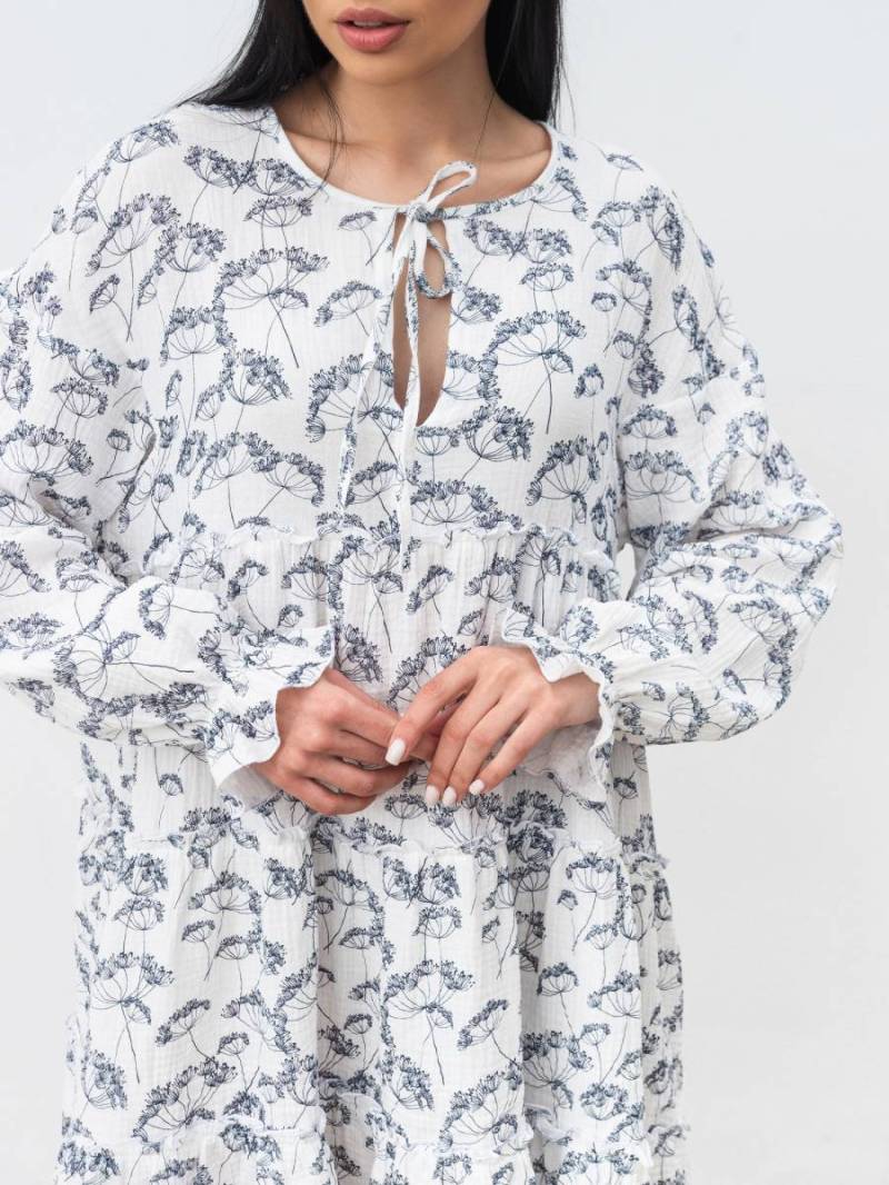 Платье «Италия» Romashka, Молочный, One size 16167