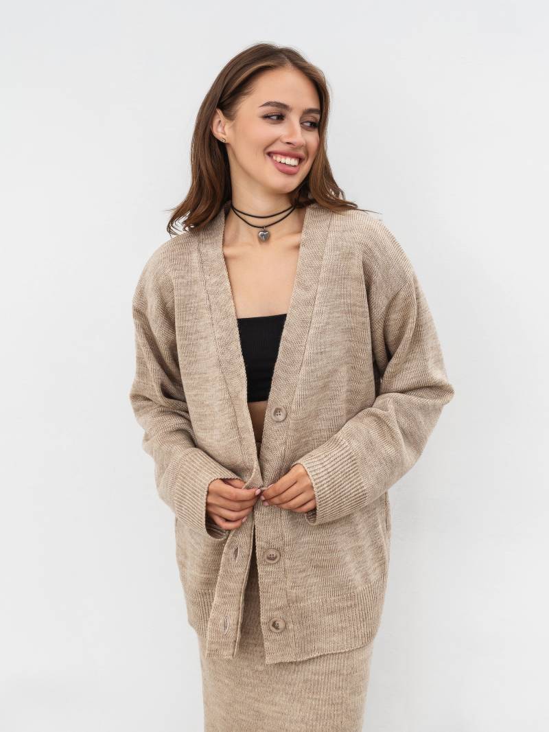 Кардиган «Веллор» Romashka, Бежевый, M|L 16995