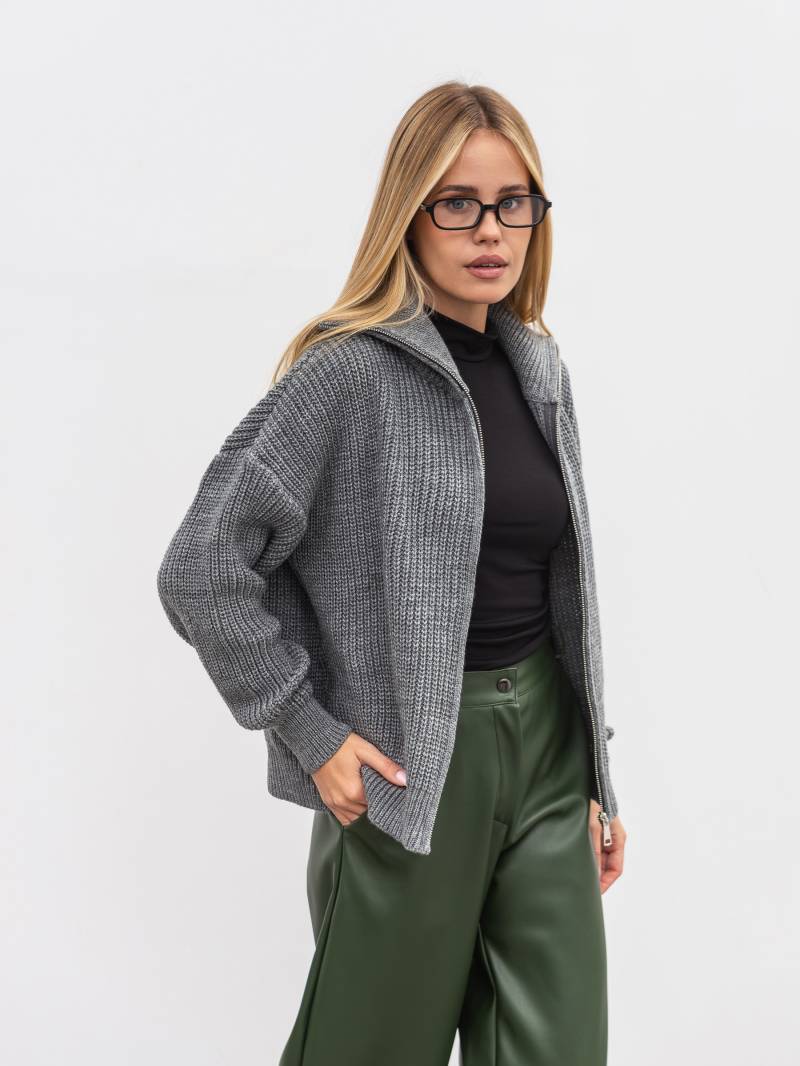 Кардиган "Хоум" Romashka, Серый, 20641 One size
