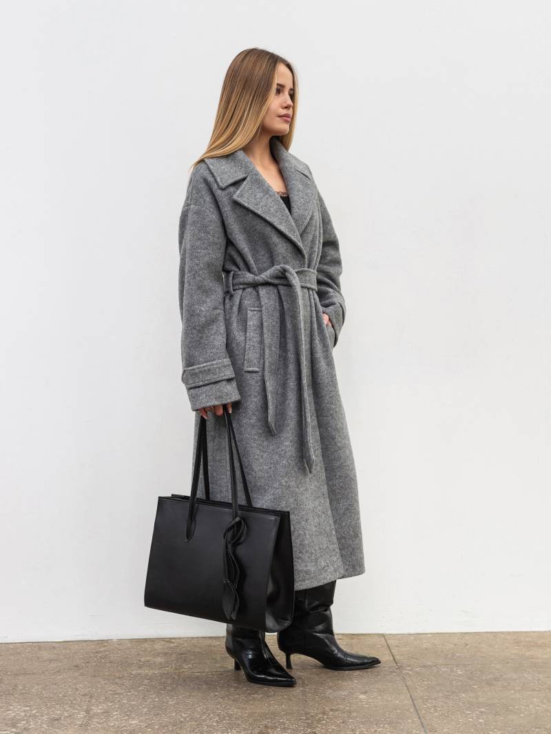 Пальто "Шейд" Romashka, Светло-серый, M|L 19946