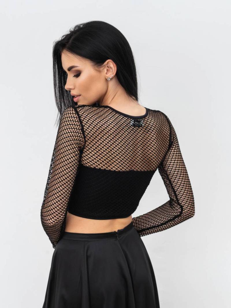 Топ «Сантьяго» Romashka, Черный, L 16181