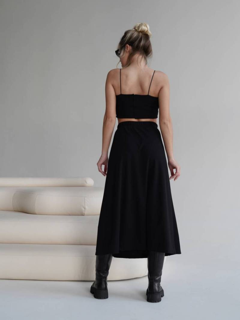 Юбка «Ватерлоо» Romashka, Черный, S 15271