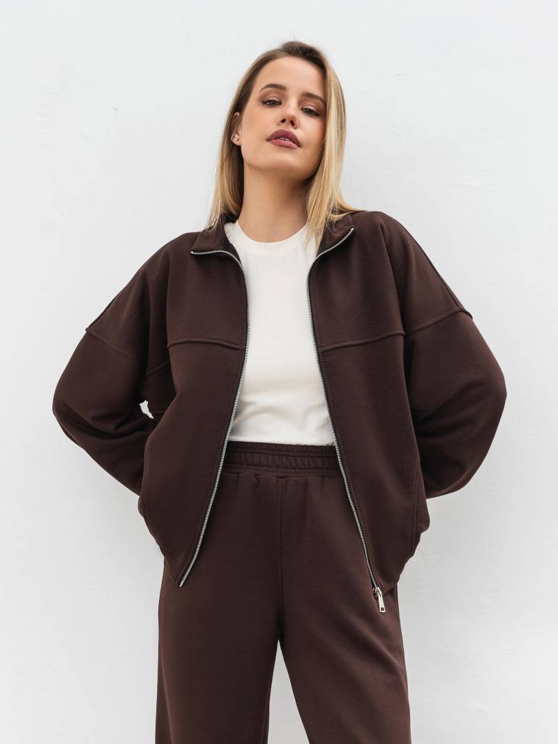 Бомбер "Бабл" Romashka, Коричневый, S|M 18977