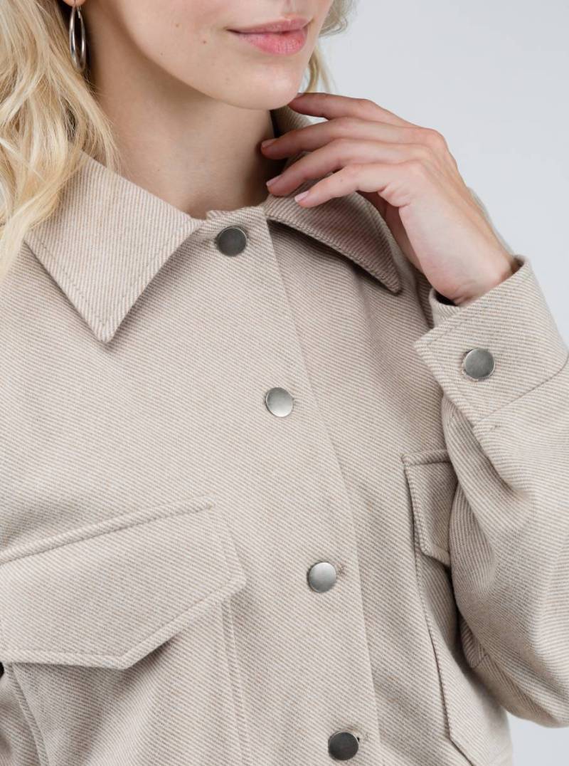 Куртка-рубашка "Спрингфилд" Romashka, Бежевый, S|M 10401