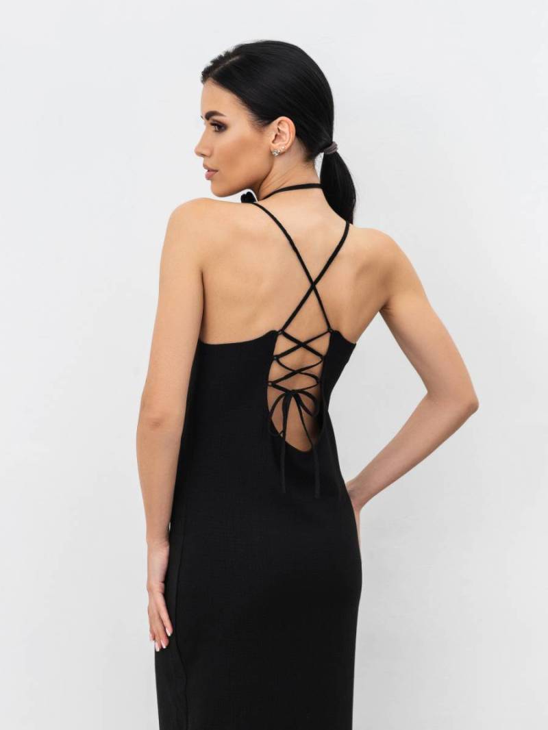 Платье «Манила» Romashka, Черный, M 16357