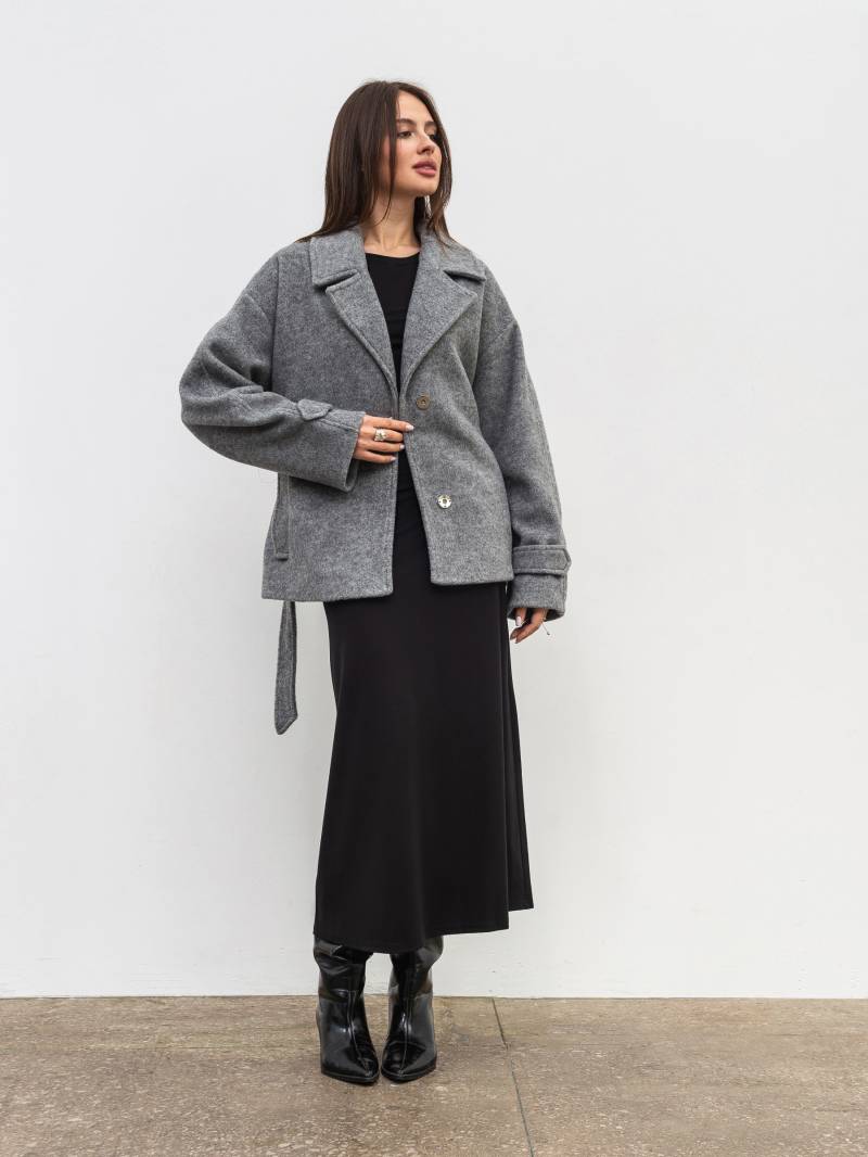 Пальто «Фельт» Romashka, Светло-серый, XS|S 19936