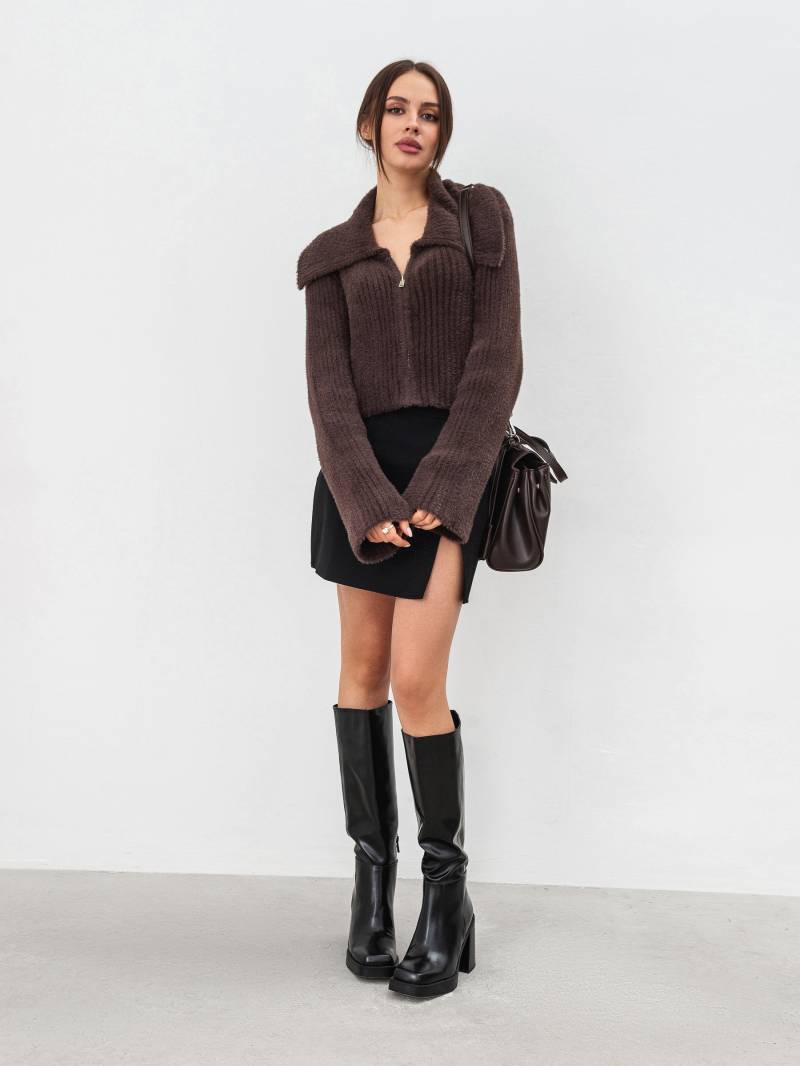 Кардиган «Бишоп» Romashka, Коричневый, One size 18540