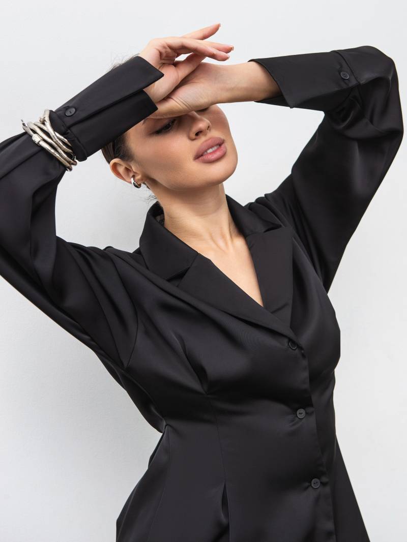 Рубашка "Моун" Romashka, Черный, M|L 19873