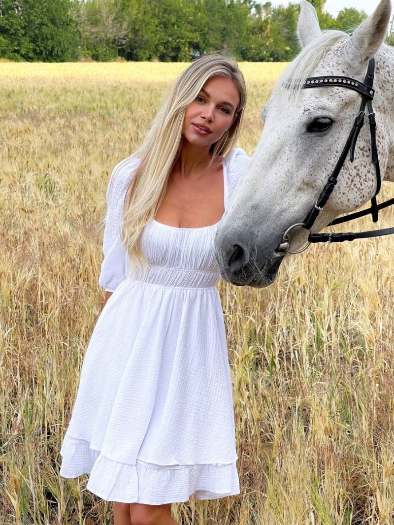 Платье с воланами "Авила" Romashka, M|L 16202