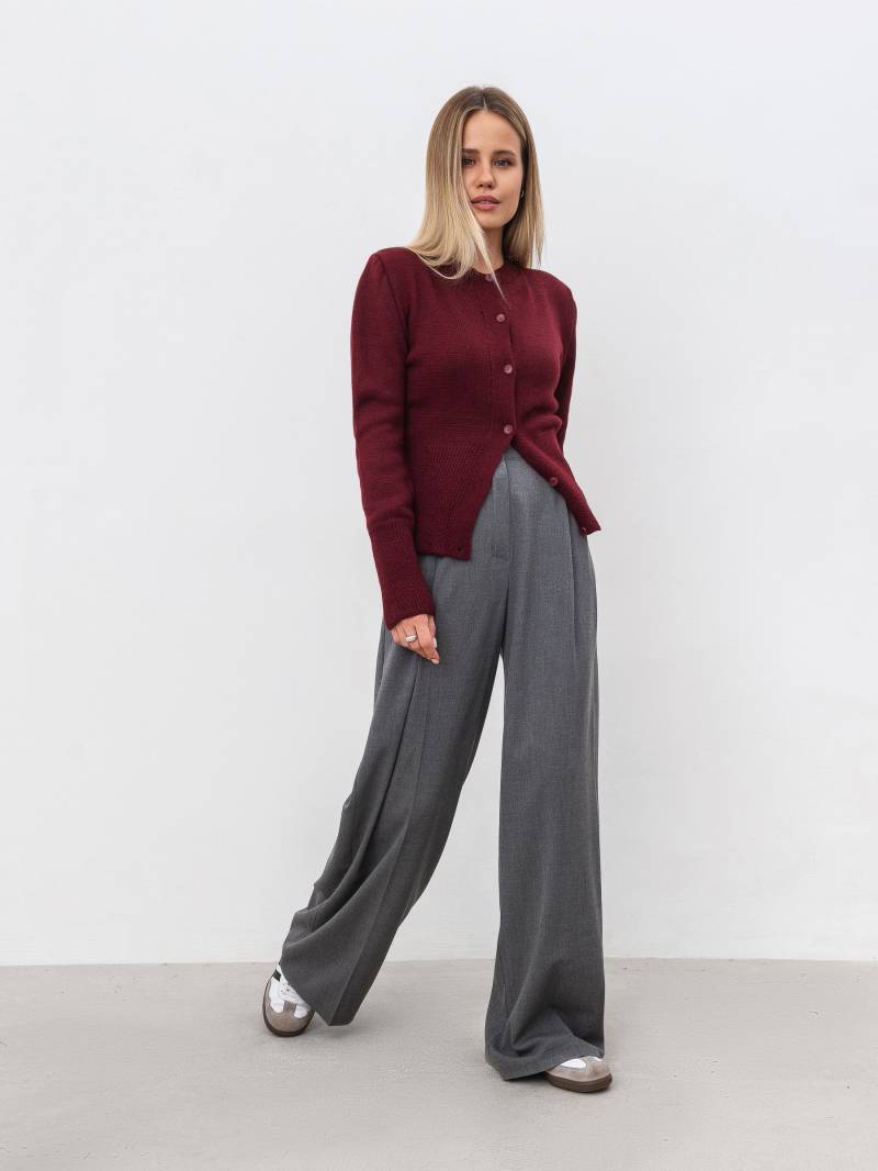 Кардиган «Бален» Romashka, Бордовый, One size 18484