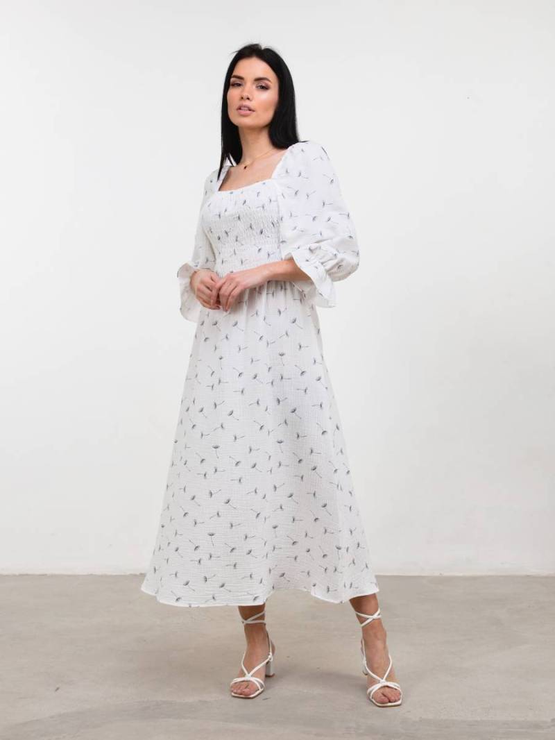 Платье "Витория" ROMASHKA, Белый, M/L 15554