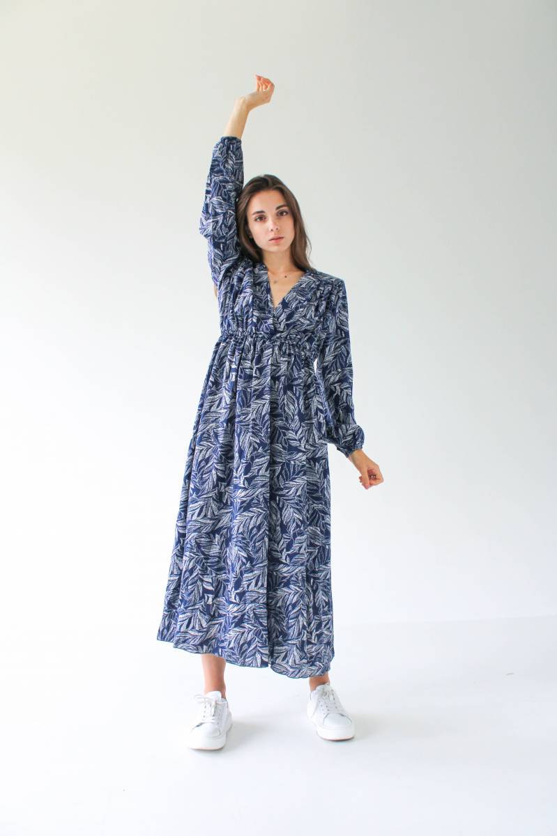 Платье "Севилья" Romashka, Синий, S|M 10229