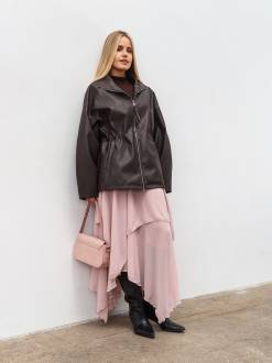 Куртка на кулиске "Дистрикт" Romashka, Коричневый, M|L 20091