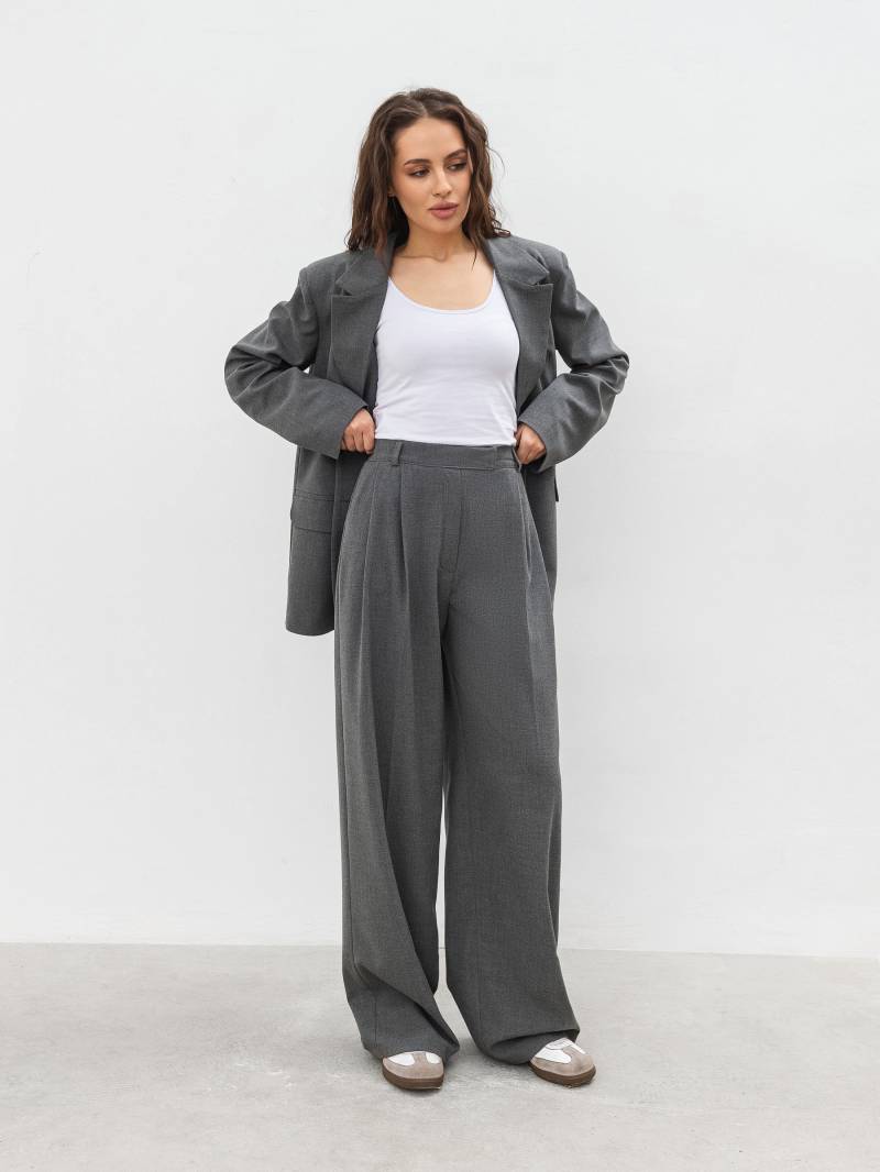 Брюки "Призма" Romashka, Серый, S 18895