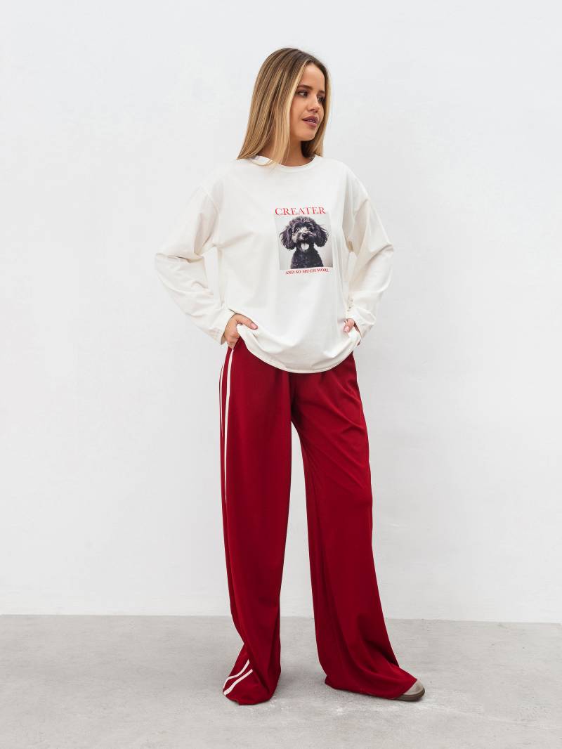 Лонг "Вайб" Romashka, Молочный, M|L 18829