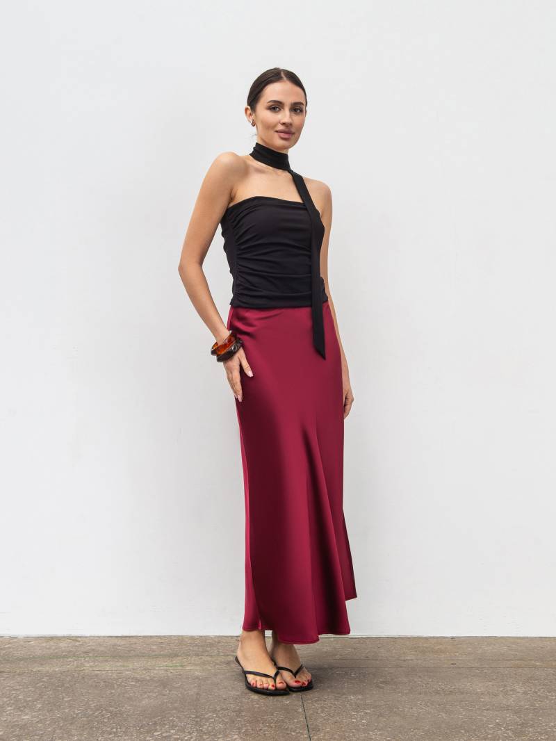 Юбка "Сирена" Romashka, Бордовый, XS 19826