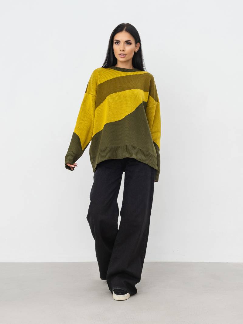Свитер "Ворохта" Romashka, Хаки+, One size 16687