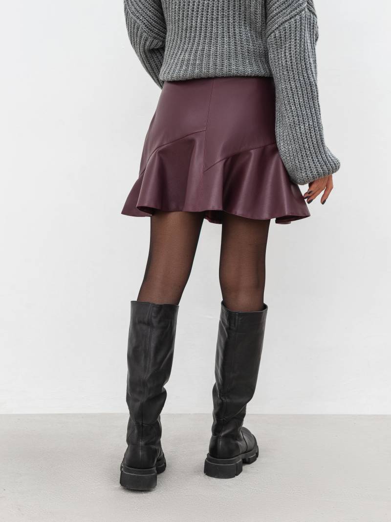 Юбка мини "Минден" Romashka, Бордовый, XL 18506