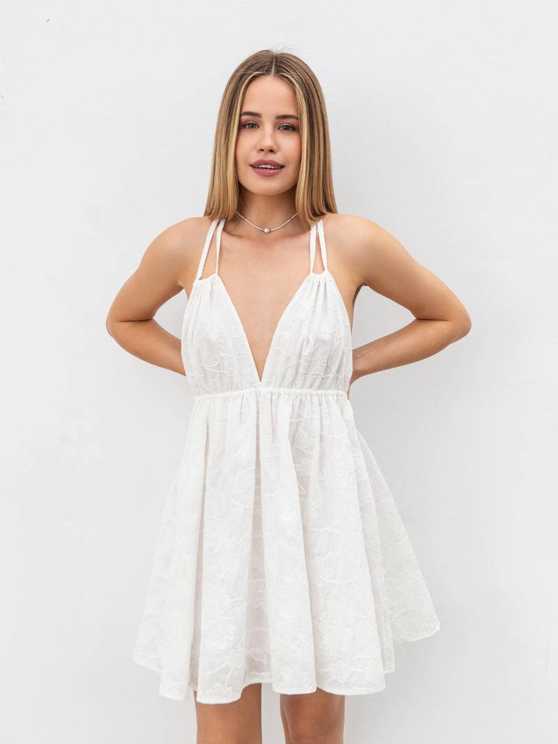 Платье "Камелия" Romashka, Белый, M|L 19396