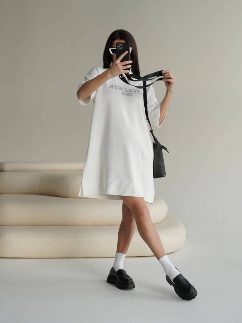 Платье-поло «Роклин» Romashka, Молочный+, One size 15311