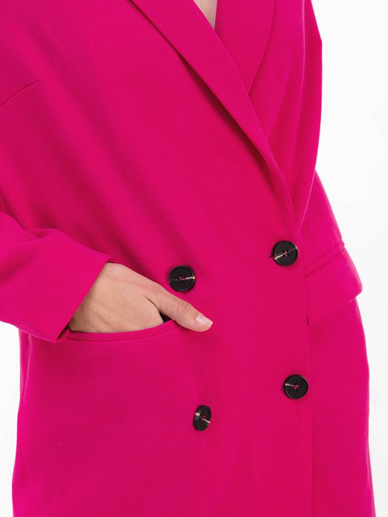 Платье-пиджак "Рандерс" прямого кроя БРАК, Розовый, XS|S 12204