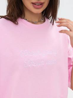 Футболка «Кьюті» Romashka, Розовый+, One size 19027