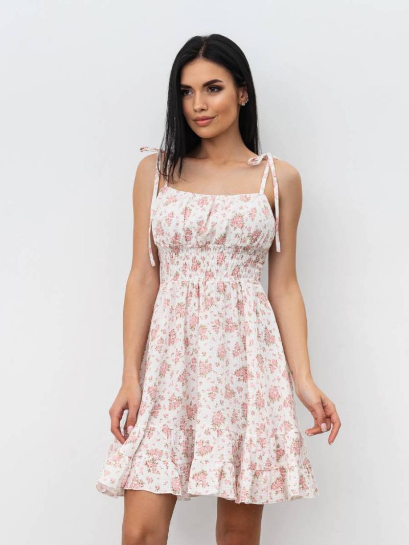 Платье «Португалия» Romashka, Белый+, S|M 16350