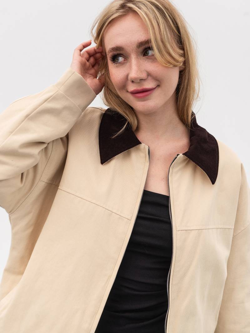 Куртка "Шони" Romashka, Бежевый, L|XL 18421