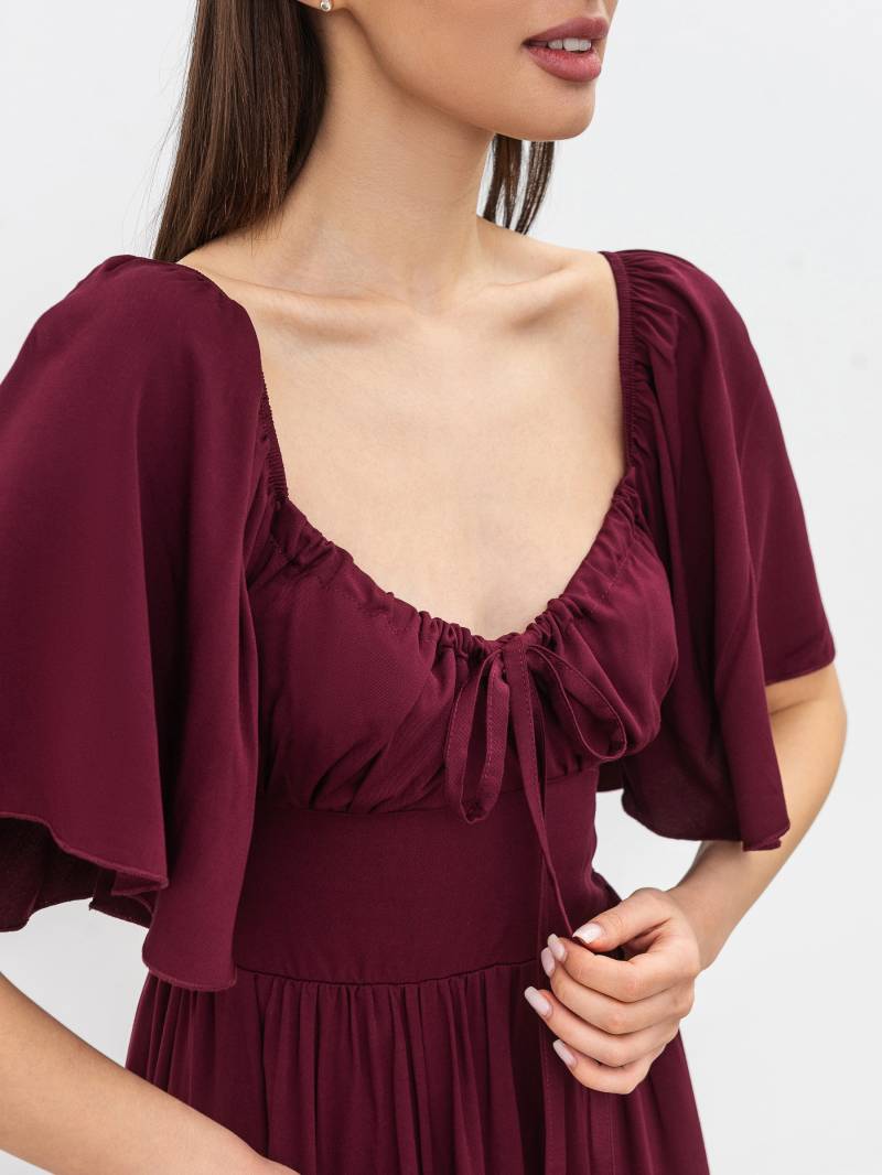 Платье "Аврора" Romashka, Бордовый, M|L 19211