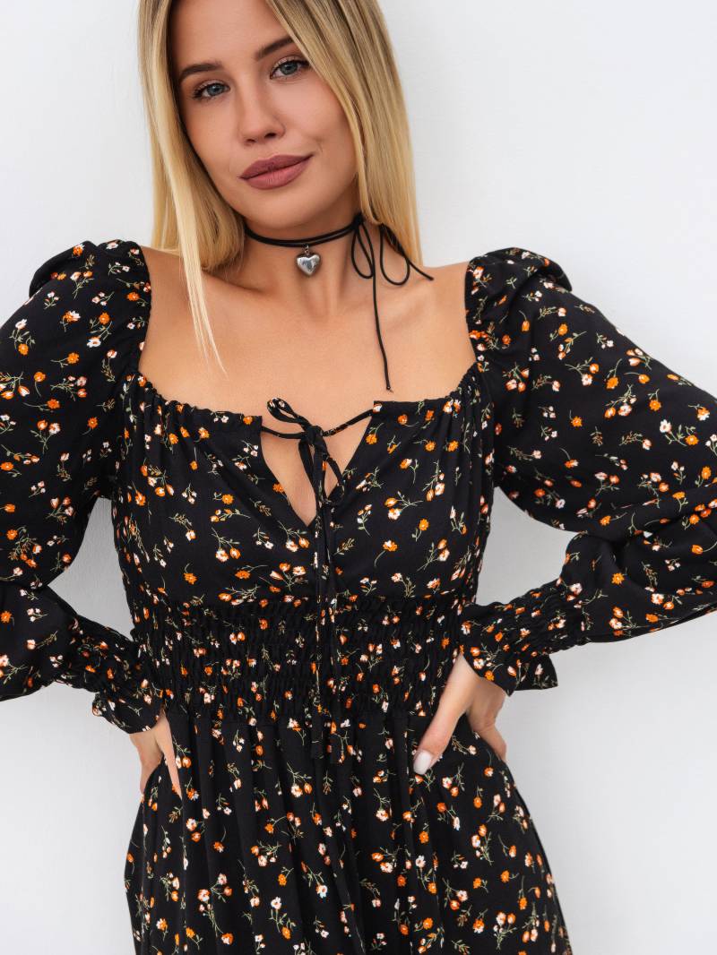 Платье "Кайсери" Romashka Черный+, S 16674